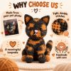 Picture of Custom Your Pet Crochet Doll From Photo, Personalized Cat Plush, Look Alike Stuffed Animal, Custom Cat Replica, Pet Memorial Keepsake Gift