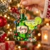 Picture of Personalized Margarita Christmas Ornament, Custom Name Tequila Lover Gift, Cocktail Ornament, Holiday Bar Decor, 2D Flat Ornament Keepsake