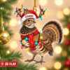 Picture of Personalized Grouse Christmas Ornament, Custom Name Game Bird Ornament, Bird Lover Gift, Hunting Christmas Keepsake, 2D Flat Christmas Decor