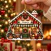 Picture of Personalized Farmhouse Christmas Ornament, Custom Name Red Barn Ornament, Rustic Country Christmas Gift, Farm Lover Keepsake 2D Flat 2026