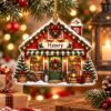Picture of Personalized Farmhouse Christmas Ornament, Custom Name Red Barn Ornament, Rustic Country Christmas Gift, Farm Lover Keepsake 2D Flat 2026