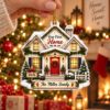 Picture of Personalized First Home Christmas Ornament 2026, Custom Family Name New Home Ornament, Housewarming Gift, New Homeowner Keepsake 2D Flat