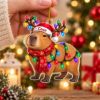 Picture of Personalized Capybara Christmas Ornament, Custom Name Capybara Gift, Cute Animal Lover Holiday Keepsake, 2D Flat Christmas Ornament 2026