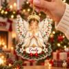 Picture of Personalized Angel Christmas Ornament, Custom Name Guardian Angel Ornament, Christian Christmas Gift, Religious Holiday 2D Flat Keepsake