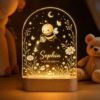 Picture of Personalized Bee Baby Night Light, Custom Baby Name LED Lamp, Cute Bumble Bee Acrylic Lamp, Nursery Decor, Baby Shower Gift, Birthday Gift