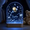 Picture of Personalized Bee Baby Night Light, Custom Baby Name LED Lamp, Cute Bumble Bee Acrylic Lamp, Nursery Decor, Baby Shower Gift, Birthday Gift