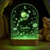 Picture of Personalized Bee Baby Night Light, Custom Baby Name LED Lamp, Cute Bumble Bee Acrylic Lamp, Nursery Decor, Baby Shower Gift, Birthday Gift