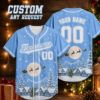 Picture of Personalized Christmas Baseball Jersey, Custom Name Number Team Shirt, Santa Sleigh Holiday Jersey, Family Holiday Gift, Unisex Sports Top