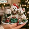 Picture of Personalized West Highland Terrier Christmas Ornament, Custom Westie Dog Family Ornament, Pet Lover Gift, Dog Mom Keepsake, Holiday Decor