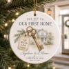 Picture of Personalized First Home Christmas Ornament, Our First Home Keepsake, Custom Couple Ornament, New Home Gift, Housewarming Christmas 2026