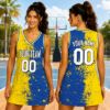 Picture of Custom Basketball Jersey Dress, Personalized Basketball Tank Dress With Name Number, Women's Game Day Outfit, Team Sports Fan Gift
