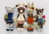 Picture of CROCHET PATTERNS - Four Seasons Dolls - Bunny, Bear, Deer, Beaver, stuffed toy, amigurumi,stuffed toy animal, woodland, crochet patterns