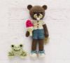 Picture of CROCHET PATTERNS - Four Seasons Dolls - Bunny, Bear, Deer, Beaver, stuffed toy, amigurumi,stuffed toy animal, woodland, crochet patterns