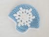 Picture of CROCHET PATTERN - Let It Snow Beanie - crochet hat baby crochet pattern ear flap beanie snowflake hat accessories