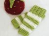 Picture of CROCHET PATTERN - Strawberry Shortcake Beanie & Leg Warmers - (4 sizes included) PDF baby girl photo prop photography prop outfit