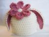 Picture of CROCHET PATTERN - Bunny Ear Beanie & Diaper Cover - rabbit hat photo prop Easter sizes newborn to 6 months PDF Pattern