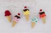 Picture of Amigurumi CROCHET PATTERN - Ice Cream Cones - PDF, play food, crochet food, amigurumi food, summer toy, childrens toy, crochet sweets, toy