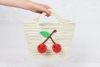 Picture of CROCHET PATTERN - Cherry Handbag - instructions to make a crochet bag, tote, kawaii purse, amigurumi cherries