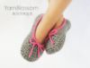 Picture of Crochet Slippers PATTERN - The Kayla Slipper - PDF pattern house shoes toddler shoe sizes 5-10 double sole