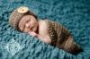 Picture of CROCHET PATTERN Cute as a Button Beanie & Cocoon (2 hat sizes included from newborn-6 months) instant Download