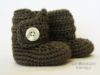 Picture of CROCHET PATTERN - Baby Button Boots - crochet booties baby shoes crochet pattern digital file instant download