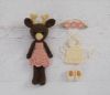 Picture of CROCHET PATTERN - Tessa Tulip - Deer Doll, stuffed toy, amigurumi, crochet deer pattern, stuffed toy animal, tutorial, PDF crochet patterns