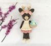 Picture of CROCHET PATTERN - Tessa Tulip - Deer Doll, stuffed toy, amigurumi, crochet deer pattern, stuffed toy animal, tutorial, PDF crochet patterns