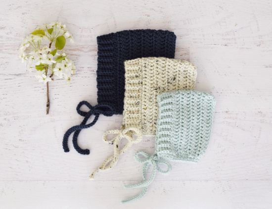 Picture of CROCHET PATTERN - Pixie Bonnet - PDF, Instant Download, baby bonnet, crochet bonnet, baby gift, toddler hat, newborn bonnet, photo prop