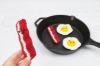 Picture of CROCHET PATTERN - Kawaii Bacon and Eggs - PDF pattern of amigurumi crochet food fried egg bacon strip