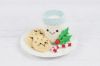 Picture of PDF PATTERN - Santa's Milk and Cookies - Crochet pattern Amigurumi Kawaii food Christmas cookies